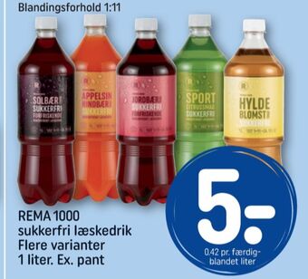 Rema 1000 konc. læskedrik
