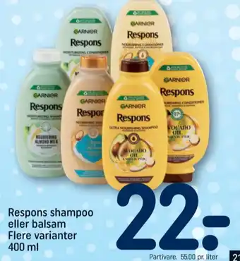 REMA 1000 Respons balsam tilbud