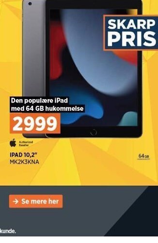 Power Ipad 10,2´´ tilbud