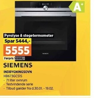 Power Indbygningsovn tilbud