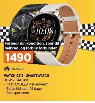 Power Watch gt 3 - smartwatch tilbud