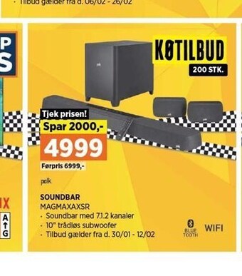 Power Soundbar tilbud