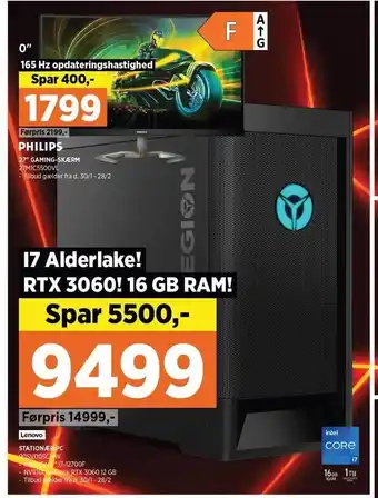27´´ gaming-skærm eller stationær pc