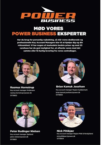 Mød vores power business eksperter