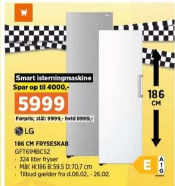 Power Lg fryseskab tilbud