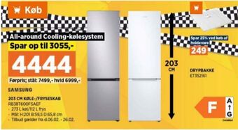 Power Samsung køle/fryseskab tilbud