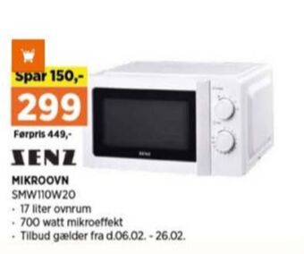 Power Senz mikroovn tilbud