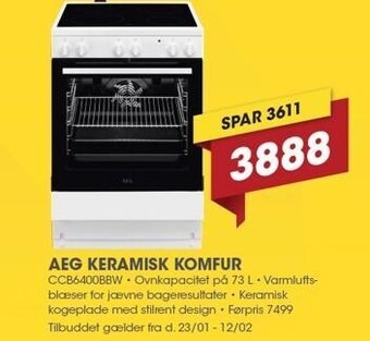 Punkt1 Aeg keramisk komfur tilbud