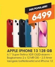 Expert Apple iphone 13 128 gb tilbud