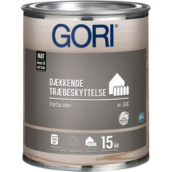 Silvan Gori 616, dækkende træbeskyttelse, træfacader, vandbaseret tilbud