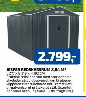 Davidsen Jesper redskabsrum 8,84 m2 tilbud