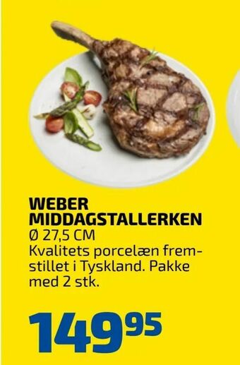Davidsen Weber middagstallerken tilbud