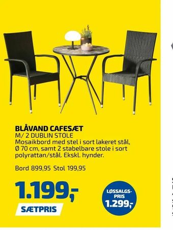 Davidsen Blåvand cafesæt tilbud