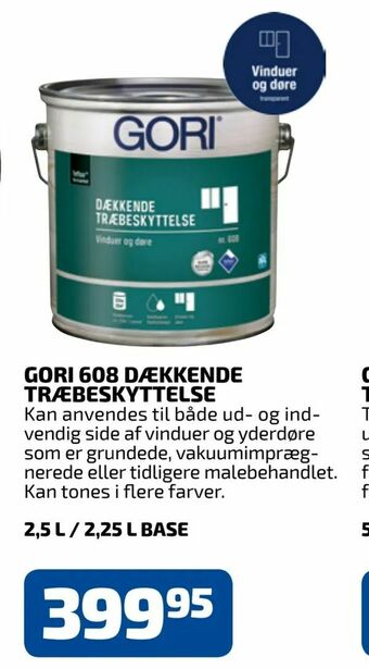 Davidsen Gori 608 dækkende træbeskyttelse tilbud