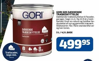 Davidsen Gori 605 dækkende træbeskyttelse tilbud
