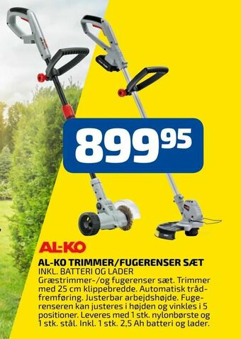 Al-ko trimmer/fugerenser sæt