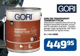Davidsen Gori 505 transparent træbeskyttelse tilbud