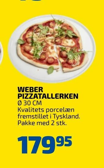 Davidsen Weber pizzatallerken tilbud