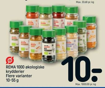 REMA 1000 REMA 1000 økologiske krydderier tilbud