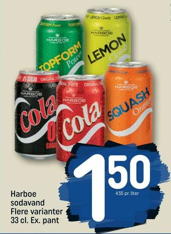 REMA 1000 Harboe sodavand tilbud
