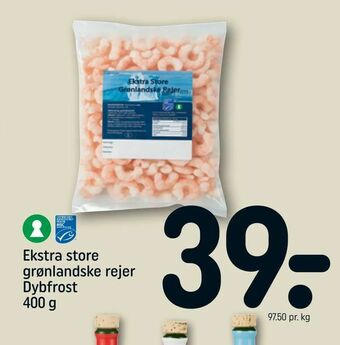 Ekstra store grønlandske rejer