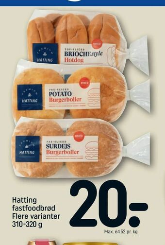 REMA 1000 Hatting fastfoodbrød tilbud