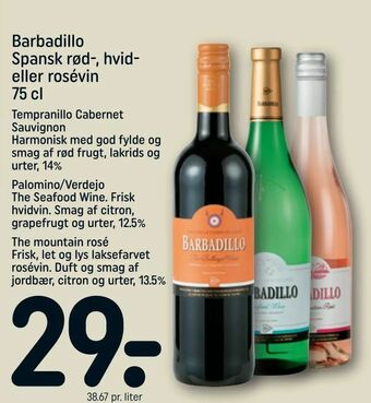 Barbadillo Spansk rød-, hvid eller rosévin