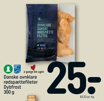 Danske ovnklare rødspættefileter