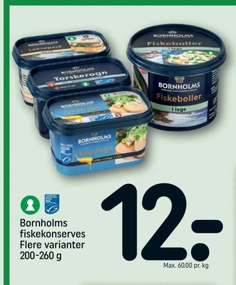 REMA 1000 Bornholms fiskekonserves tilbud