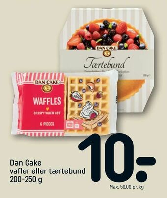 Dan Cake vafler eller tærtebund