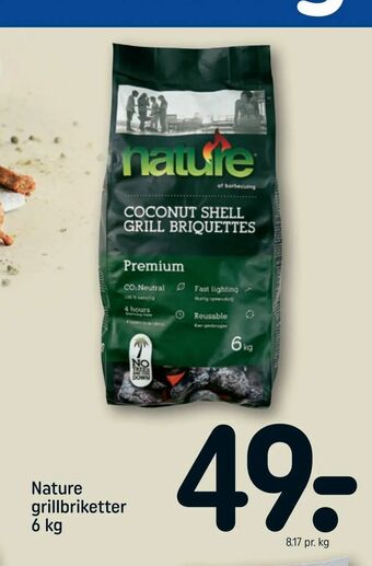 REMA 1000 Nature grillbriketter tilbud