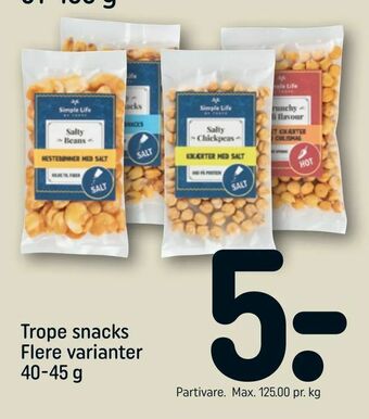 REMA 1000 Trope snacks tilbud