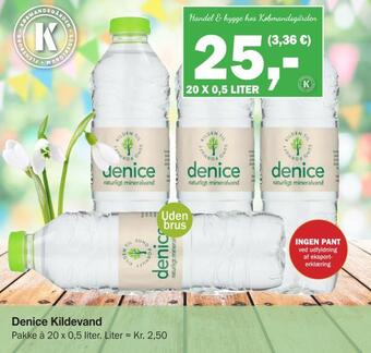 Købmandsgården Denice kildevand tilbud