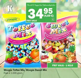 Købmandsgården Woogie toffee mix, woogie sweet mix tilbud