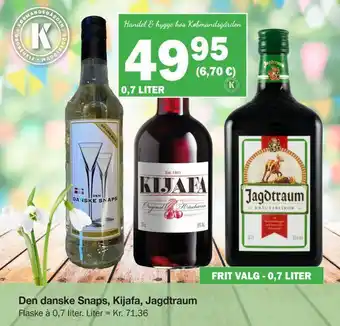 Den danske snaps, kijafa, jagdtraum