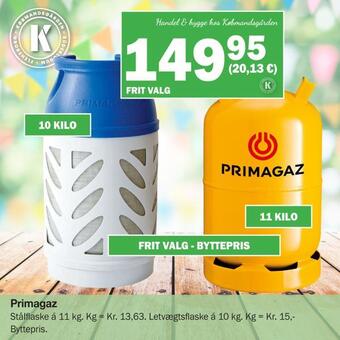 Købmandsgården Primagaz tilbud