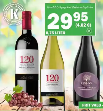 Cabernet sauvignon, chardonnay chile
