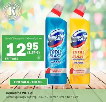 Domestos wc gel