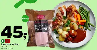 Coop 365 Rose Stor Kylling 1800g tilbud
