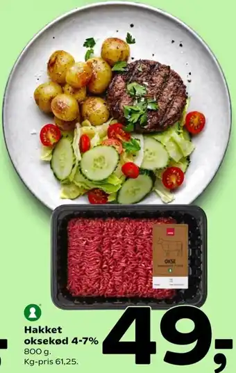 Coop 365 Hakket Oksekød 800g tilbud