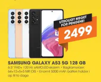 Samsung galaxy a53 mobiltelefon