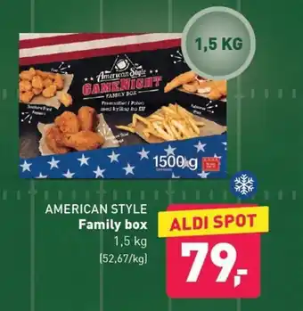 ALDI American Style Family Box tilbud