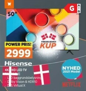 Power Hisense 4K UHD LED TV tilbud