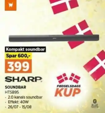 Power Sharp Soundbar HTSB95 tilbud