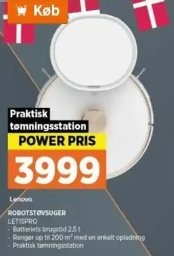 Power Robotstøvsuger LET15SPRO tilbud