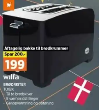 Power Brødrister TO1BX tilbud