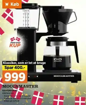 Power Moccamaster Kaffemaskine KB858AOEK tilbud