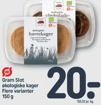 REMA 1000 Gram Slot Økologiske Kager Flere 150g tilbud