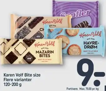 REMA 1000 Karen Volf Bite Size Flere 120-200g tilbud