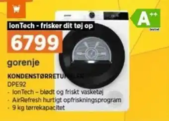Power Gorenje Kondenstørretumbler DPE92 tilbud
